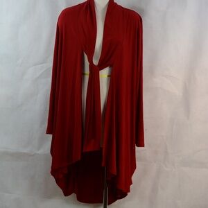 ENTRATA Red Duster Coat SZ L